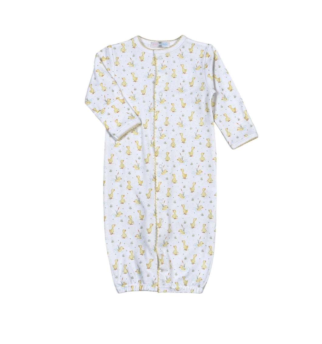 Baby Ducks in the Pond Pima Cotton Converter Gown