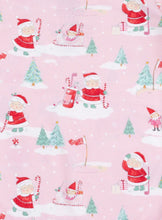 Load image into Gallery viewer, Golfing Ms. Claus &amp; Elves Pink 2-Way Zipper Romper