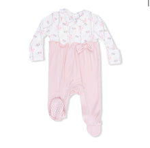 Load image into Gallery viewer, Angel Dear Dainty Buds &amp; Bows Footie