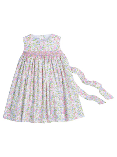 Cheekwood Floral Simply Smocked Dress