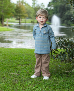 Mallard Embroidery 1/4 Zip Pullover