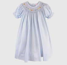Load image into Gallery viewer, Blue Smocked Bishop with Bloomers