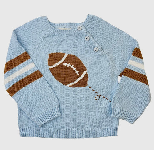 Football Cotton Knit Sweater