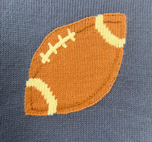 Load image into Gallery viewer, Slate Blue Roll Sweater-Football