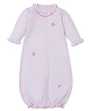 Load image into Gallery viewer, Pink Secret Rose Hand Embroidery Converter Pima Cotton Gown