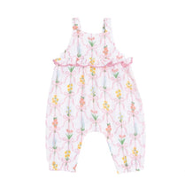 Load image into Gallery viewer, RUFFLE WAIST ROMPER - RIBBON BOUQUETS