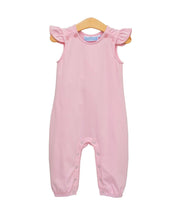 Load image into Gallery viewer, Caroline Ruffle Sleeve Romper-Light Pink