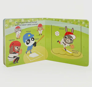 Let’s Play Baseball Lift a Flap Board Book