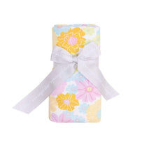 Load image into Gallery viewer, SWADDLE BLANKET - SUNNY DAHLIAS - 45X45