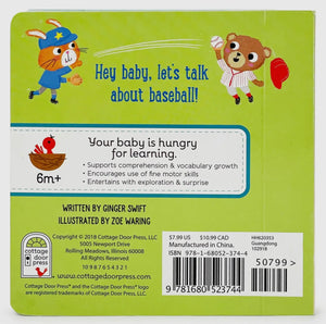 Let’s Play Baseball Lift a Flap Board Book