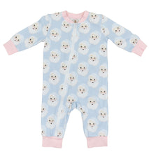 Load image into Gallery viewer, Girls Blue &amp; Pink Santa Baby Zippy Lounge