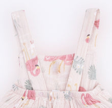 Load image into Gallery viewer, Angel Dear Flamingos-Ruffle Sunsuit Bubble