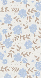 Baby Blue Floral Kimono Gown