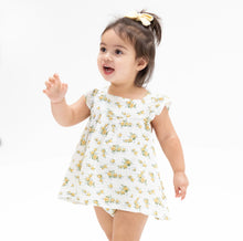 Load image into Gallery viewer, Angel Dear Sunshine Roses Pinafore &amp; High Waisted Bloomer Set