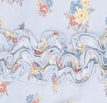 Load image into Gallery viewer, Angel Dear Country Stitch Floral-2 Way Ruffle Back Zipper Pajama Footie