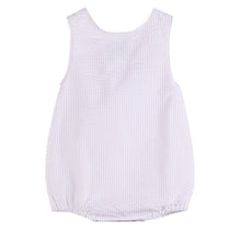 Load image into Gallery viewer, Classic Pink Seersucker Bubble Romper