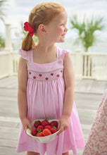 Load image into Gallery viewer, Smocked Lizzy D Dress- Strawberries