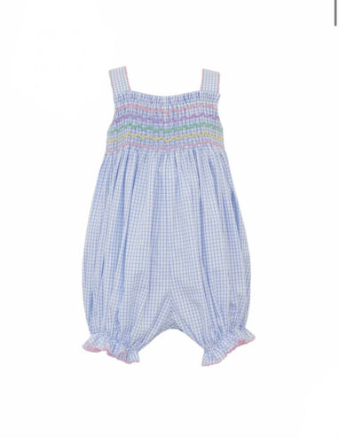 Anavini Hand Smocked Tie Back Sunbubble