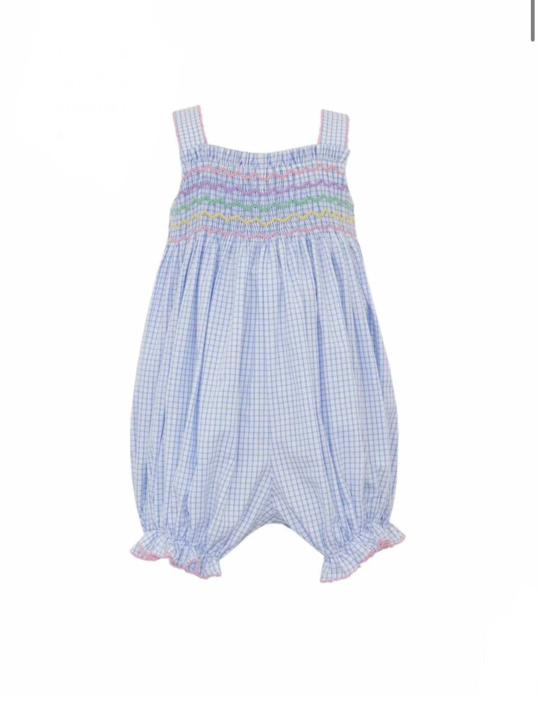 Anavini Hand Smocked Tie Back Sunbubble