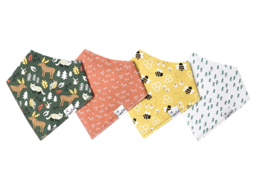 Copper Pearl Bandana Bibs