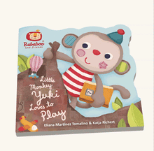 Load image into Gallery viewer, Bababoo &amp; Friends: Little Monkey Yuki Loves to Play Board Book