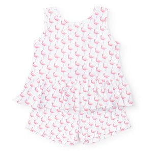 Short Set Fabulous Flamingos