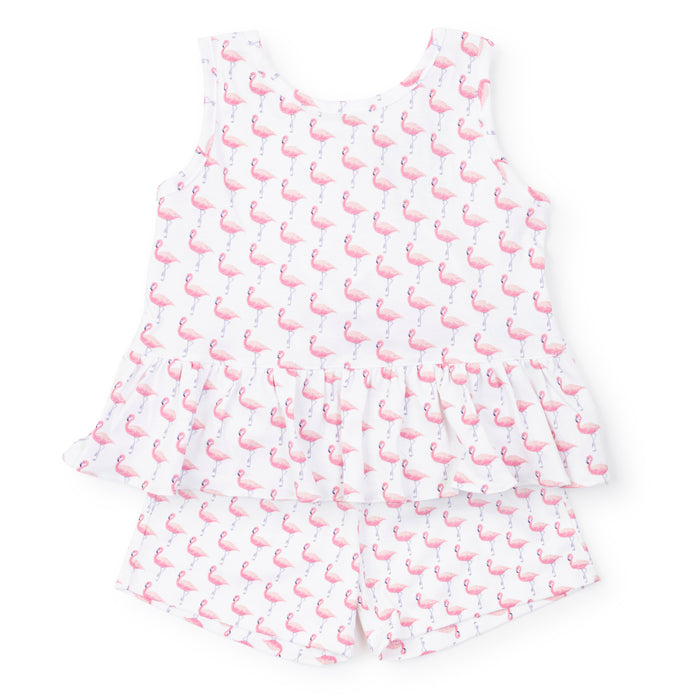 Short Set Fabulous Flamingos