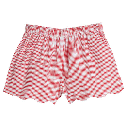 Short Red Gingham