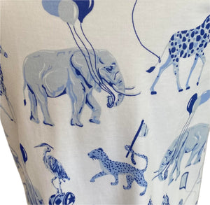 Dress Animals White/Blue Classic