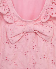 Load image into Gallery viewer, Swim Pink Eyelet Onepiece