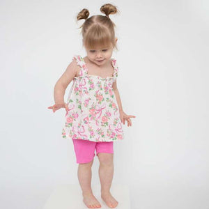 Organic Muslin  Bow Short Set