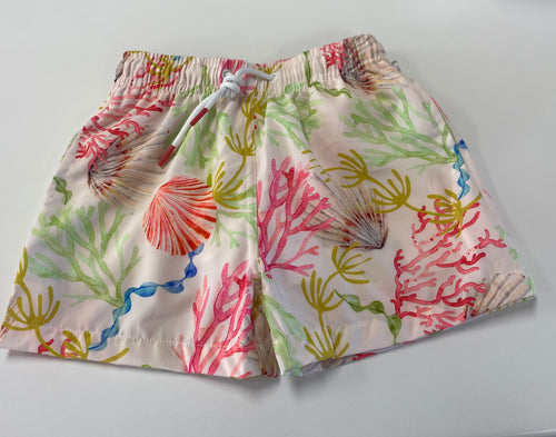Swim Trunk Coral Life