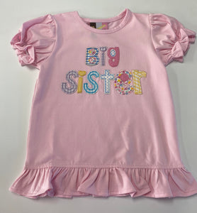 Shirt Pink Big Sister