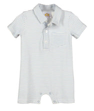 Load image into Gallery viewer, Romper (Rhett) Khaki Stripe