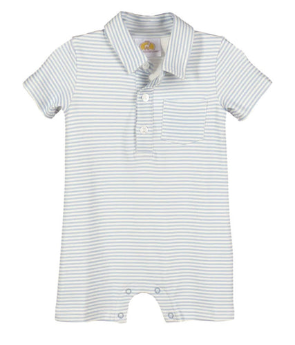 Romper (Rhett) Khaki Stripe