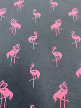 Load image into Gallery viewer, Dress Flamingo on Navy