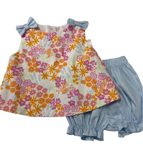 Bloomer Set Sea Floral Print