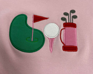 Shirt Golf on Pink